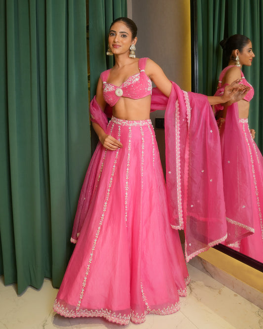 SANSKAARI BARBIE LEHENGA SET