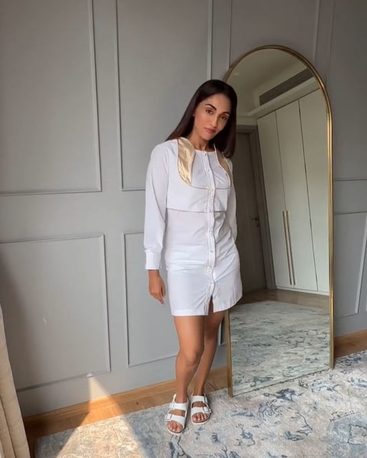 SHRIMA RAI IN GILA SHIRT DRESS