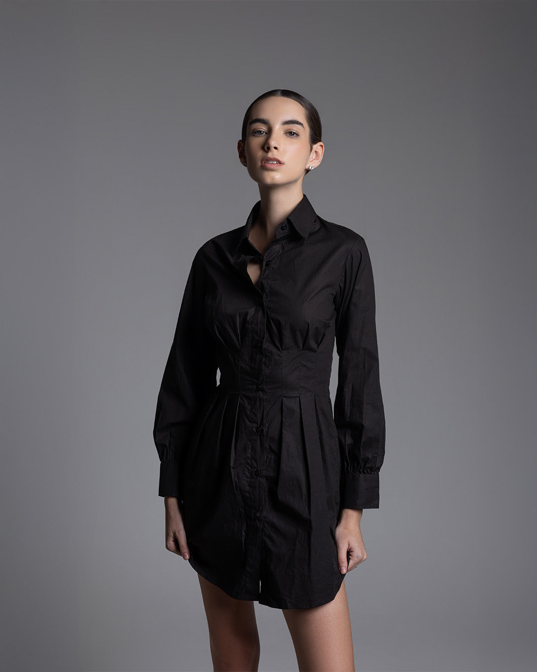THE SCULPTED SHIRT DRESS