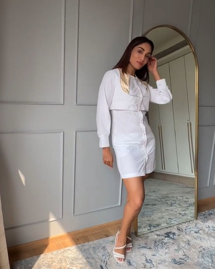 SHRIMA RAI IN GILA SHIRT DRESS