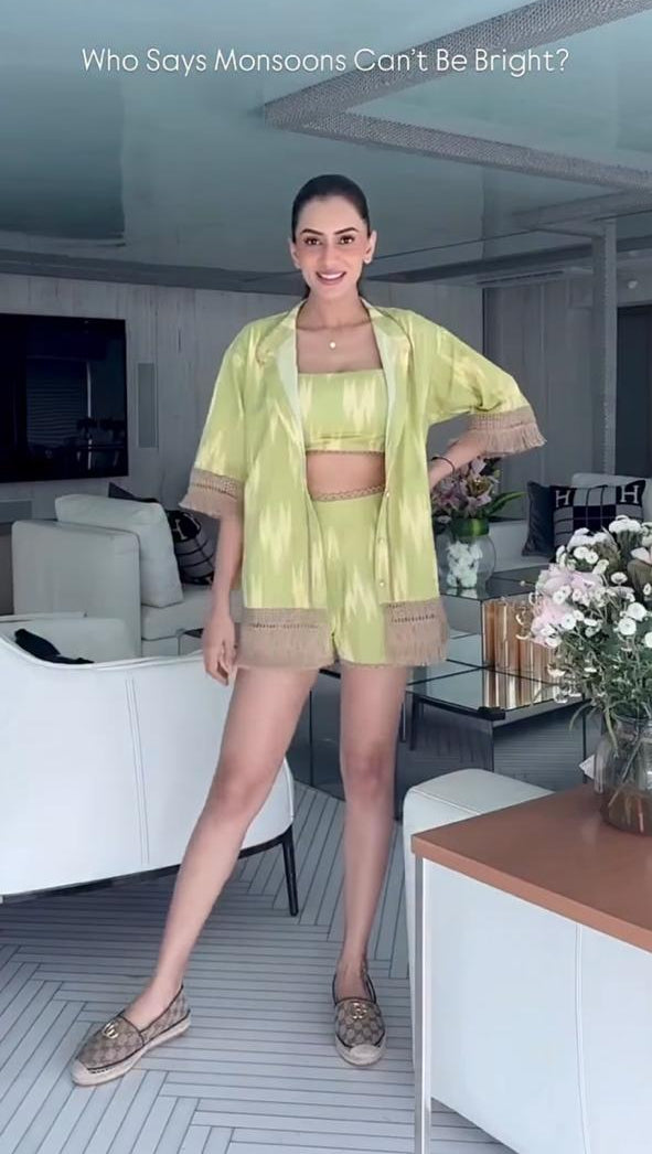 SMRITI KHANNA IN FRINGE YOU CO-ORD SET