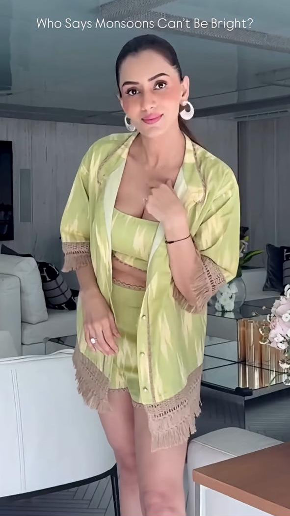 SMRITI KHANNA IN FRINGE YOU CO-ORD SET